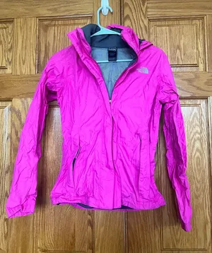 The North Face - Women’s Pink Rain/Windbreaker Hyvent Jacket thumbnail 1