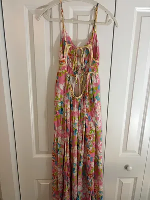 fab'rik floral maxi dres thumbnail 2