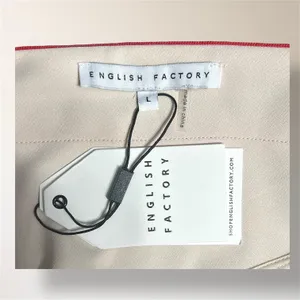 NWT English Factory Anthropologie L Beige Sleeveless Dress Varsity‎ Stripe Retro thumbnail 6