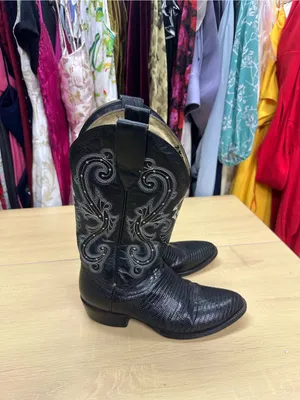 Circle G By Corral Boots Western Black Boots Size 10 EUC thumbnail 5