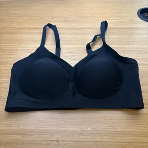 Shapermint XL Black Essential Smoothing Comfort Wireless Bra 13402 Stretch thumbnail 2
