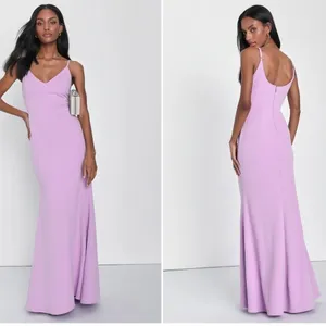 LULU's Prom Wedding Bridesmaid Special Event Classic Mermaid Maxi Dress NWOT thumbnail 3