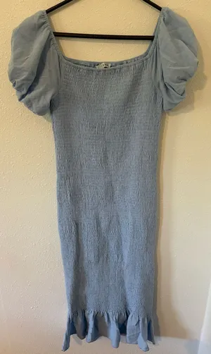 Baltic Born Alana Smocked Midi Cotton Dress thumbnail 1