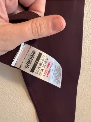 Gymshark High-Waist Leggings - Dark Burgundy thumbnail 2