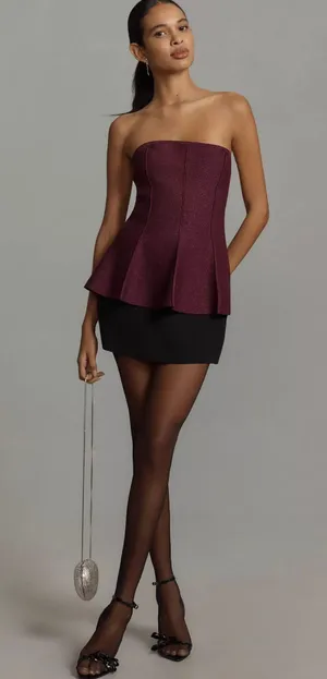 Anthropologie Hourglass Glitter Tank thumbnail 1