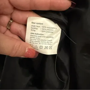 Esprit Women's Black Belted Jacket Size Medium VINTAGE! thumbnail 8