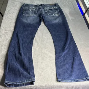 BKE Payton Dark Blue Wide Leg Jeans thumbnail 6
