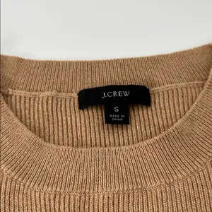 J. Crew Tan Ribbed Knit Sweater thumbnail 5