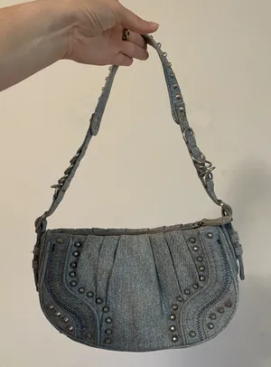 ZARA Denim Purse thumbnail 1