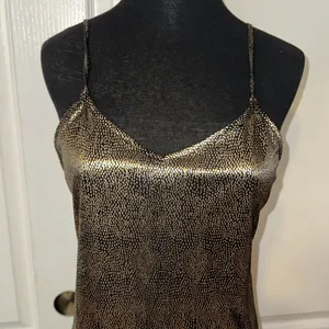 Vintage Gold Cami Tank Dress thumbnail 4