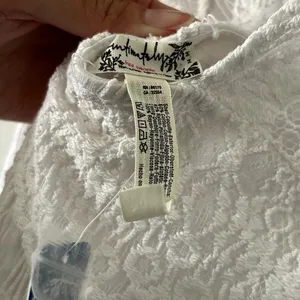 Free People Daydream White Lace Wedding Bridal Mini Dress NWT Size M thumbnail 5