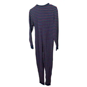 Victorias Secret Womens Striped Pajamas One piece Sleepwear‎ M Cotton thumbnail 7