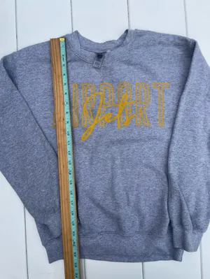 Gildan Travel Crewneck Sweatshirt, Airport Jets, Size S thumbnail 7