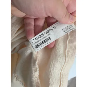 English Factory Mini Babydoll Shift Dress Beige Ruffle Tea Party Brunch Coquette thumbnail 12