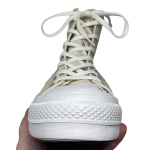 Converse Chuck Taylor Platform Beige Tan Embroidered Floral Flower Womens 11 thumbnail 9