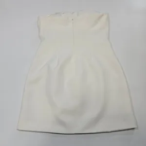 Superdown Isabel Strapless Mini Dress in White Small thumbnail 13