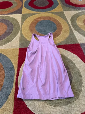 Athleta Women Light Purple Seamless Athletic Racerback Tank Top Size Small thumbnail 2