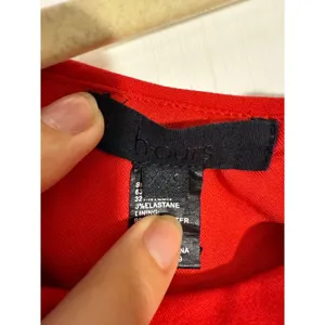 Revolve H:ours Karly Red One Shoulder Cut Out Bodysuit thumbnail 6