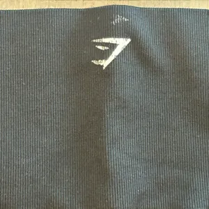 Gymshark Energy Seamless Cropped Leggings Black High Waisted Eyelet Women XS thumbnail 4