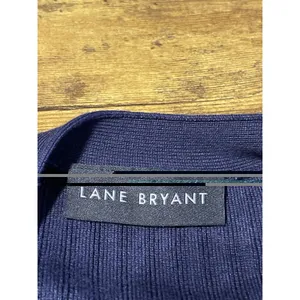 Lane Bryant Ribbed V-neck button-front Cardigan Sweater Long Sleeve Sz 14/16 1X thumbnail 7