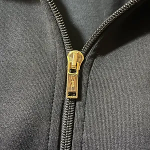 Lauren Ralph Lauren Active Jacket Women's‎ L Black Metallic Gold Crest Trim thumbnail 4