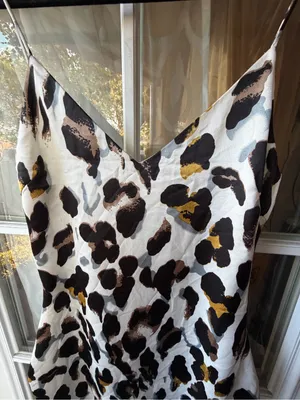REVOLVE Superdown Women Leopard Print Midi Slip dress Sz XS thumbnail 4
