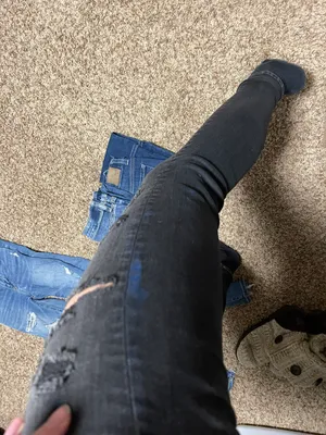 American Eagle High Waisted  Black  Skinny Jeans thumbnail 3