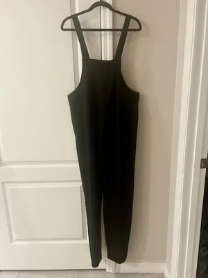 SHEIN Black Overall Jumpsuit Size Medium thumbnail 4