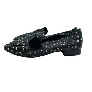 Diane von Furstenberg Lafayette Star‎ Leather Loafers Black Size US 9.5 thumbnail 8