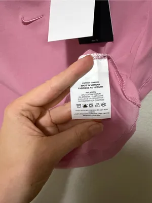 NWT Nike The Nike Tee Cropped Short Sleeve Pink Size Medium thumbnail 5