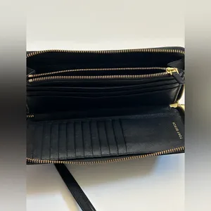 Tory Burch sapphire leather wallet black thumbnail 5