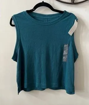 All in Motion woman crop Tank Top teal XXL‎ new thumbnail 1