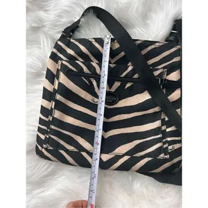 Coach Zebra print Black and Cream Crossbody Bag thumbnail 6