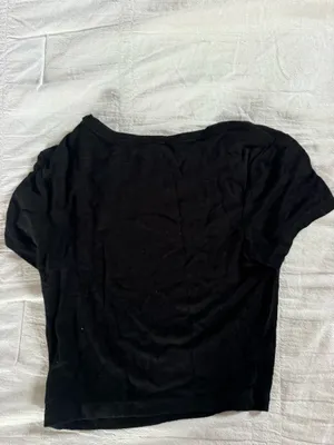 ZARA Top Crop Black Women’s thumbnail 3