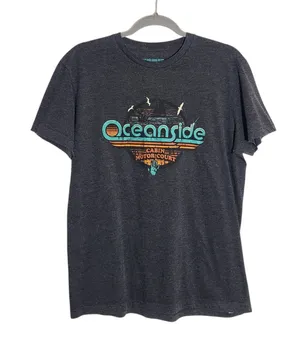 The Walking Dead Supply Drop Oceanside Cabin Motor Court Graphic Tee Size Large thumbnail 1