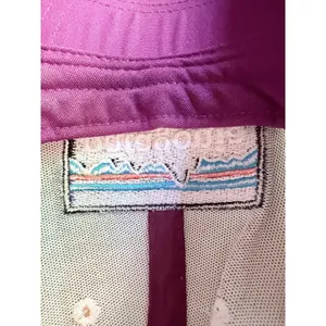 Patagonia P-6 Logo Trucker Hat Magenta Purple‎ White Mesh Snapback Cap thumbnail 5