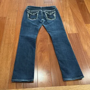 Miss Me Rhinestone Embellished Straight Denim‎ Jeans size 29 thumbnail 4