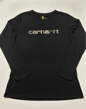 Carhartt Long Sleeve Black Tee - Size S (4-6) thumbnail 1