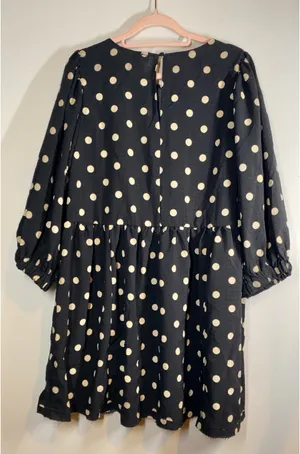 NEW Blu Pepper Babysoll Mini Dress sz L thumbnail 6