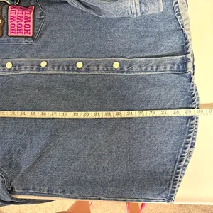 *NEW* blue b. Patch Denim Jacket Size L thumbnail 9