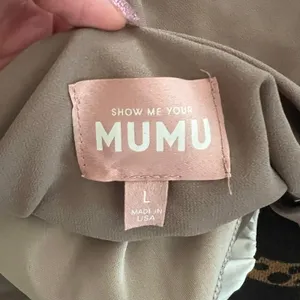Show Me Your Mumu SMYM Faith maxi Dress - Dune brown chiffon NEW LARGE thumbnail 4