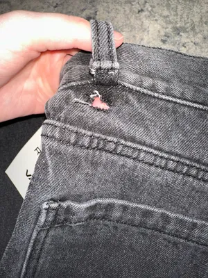 RVCA high rise straight jeans thumbnail 5