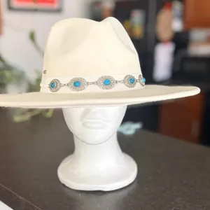Adora cream cowboy felt hat White thumbnail 1