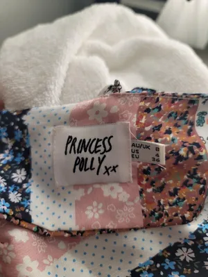 Princess Polly Chelina Bandana Tie Back Patchwork Y2K Top 4 thumbnail 2