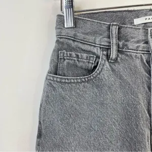 Pacsun Eco Gray High Waisted Straight Leg Button Fly Ankle Cropped Jeans 23 thumbnail 4