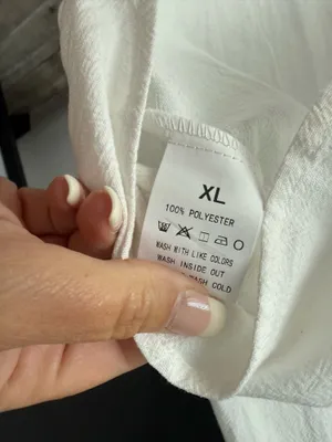 White short sleeve blouse Size XL thumbnail 3
