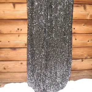 Mac Duggal 26445 Long Sleeve Sequin Gown Black Silver 14 thumbnail 8