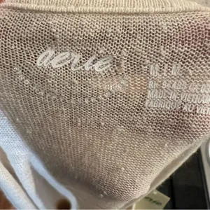 NWT Aerie Linen Blend sunshine Tee Tshirt sz Medium Relaxed Fit womens thumbnail 7