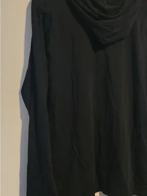 ALO Yoga Black Long Sleeve Hoodie Pullover thumbnail 8