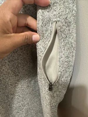 Patagonia Gray 1/4 Zip Better Sweater Pullover thumbnail 6